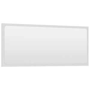 Specchio bagno in legno ingegnerizzato 35.4 bianco "x 0.6" x 14.6 "specchietti da bagno - Product Image 3