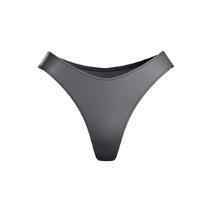 Women Sexy <b>Seamless</b> Spandex <b>Thongs</b> Panties Mid-Rise Solid Color Nonwoven Quick Dry Breathable Waist Logo Red - Product Image 3