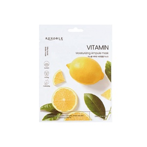 Paquete de hoja facial con infusión de vitamina RENOBLE hidratante 22ML ampolla de Corea para la piel seca en la cara cuerpo hecho colágeno CEJ BEAUTY - Product Image 1