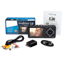 Convertidor de VHS a Video Digital con Pantalla LCD de 3.5 Pulgadas, Entrada RCA AV, Grabación MP4, Parada Automática y Función de Pausa para VCR