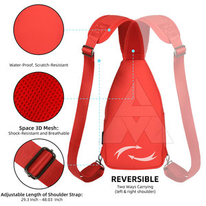 Bolsos cruzados de moda al por mayor a precio económico con cierre de cremallera, portátiles, de una sola correa, de la mejor calidad, fabricados en fábrica. - Product Image 3