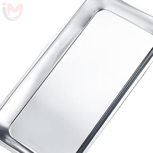 Bandeja Médica Manual de Acero Inoxidable, Porta Instrumentos Rectangular, Herramientas Quirúrgicas para Uso en Clínicas Dentales y Hospitales - Product Image 4