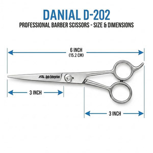 Juego de Tijeras de Peluquería Profesionales de 6 Pulgadas, Tijeras de Corte de Pelo y Tijeras de Entresacar de Acero Inoxidable con Alto Contenido de Carbono para Salón - Product Image 4