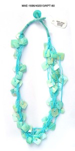 Collar de Cuentas de Concha Vintage, Joyería de Moda Unisex, Diseño de Media Luna Amarilla, Pieza Elegante, al Mejor Precio al por Mayor - Product Image 6