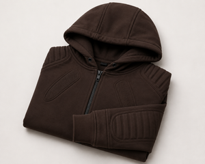 Sudadera con capucha de forro polar de doble capa estilo corte holgado, oversize, acolchada, estilo streetwear Kanye, para hombre, estilo rapero, para niños - Product Image 6