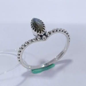 Anillos de Plata de Ley 925 con Labradorita y Piedra Lunar, Diseño Antiguo, Precio al por Mayor, Joyería de Plata - Product Image 3