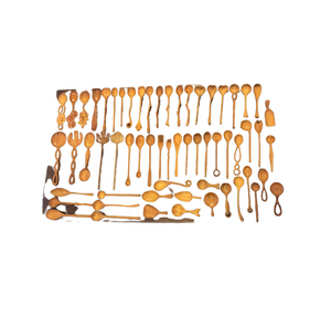 Cuillère en bois à long manche bord lisse sûr pour ustensiles de cuisine antiadhésifs prise confortable ustensile à usage quotidien - Product Image 2