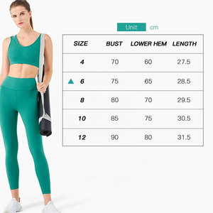 Soutien-gorge de sport réglable à dos croisé et rembourré, maintien élevé, bonnets moulés non amovibles et tissu anti-transpiration - Product Image 6