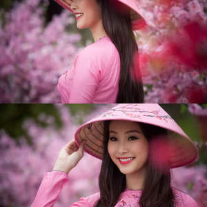 Chapeau conique vietnamien à 6 panneaux, imprimé numériquement, fabriqué à la main au Vietnam – Nouveaux chapeaux, vêtements et accessoires haut de gamme - Product Image 5