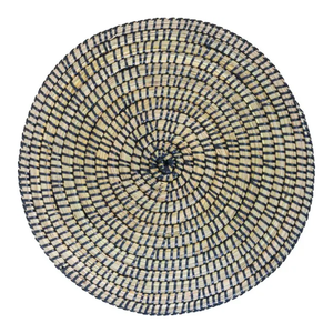 Natural Seagrass Placemats <b>Round</b> Woven <b>Table</b> <b>Mats</b> Handmade Wicker Charger Plates for Rustic Dining <b>Table</b> Decor - Product Image 1