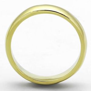 TK1375G Stainless Steel <b>Ring</b> with IP Gold (Ion Plating) No Stone for Dishes & <b>Plates</b> - Product Image 3
