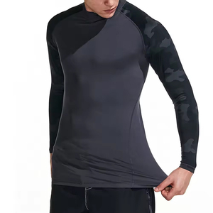 ขายส่งเสื้อรัดรูปแขนยาวแบบยูนิเซ็กซ์ ผลิตตามสั่ง ปี 2024 ผ้าสแปนเด็กซ์/ไนลอน รีไซเคิล เป็นมิตรกับสิ่งแวดล้อม สำหรับออกกำลังกาย ราคาสมเหตุสมผล รับผลิตแบบ OEM - Product Image 3