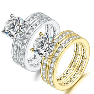 แหวนหมั้นเพชรโมอิสซาไนต์ AMBER JEWELS สำหรับทุกเพศ ทำจากเงินแท้ 925 ทรงบริลเลียนต์ ประดับเพชรแบบหนามเตย ดีไซน์โรแมนติก รับรองโดย IGI - Product Image 4