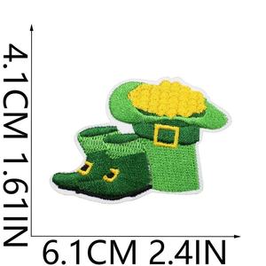 Écussons brodés personnalisés sur mesure, logo d'usine, appliques en chenille, badges thermocollants pour vêtements, sacs, casquettes, chapeaux, vêtements, OEM - Product Image 2