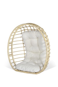 Fauteuil suspendu Sun Natural pour meubles d'extérieur, confortable et élégant avec coussin moelleux, idéal pour la relaxation - Product Image 2