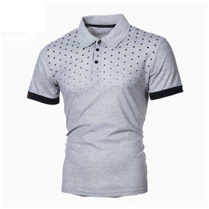 Camisa de Hombre de Manga Corta, Color Sólido, Tejida, 100% Algodón, Transpirable, Cuello Camisero, 140g, Corte Regular, Informal, Invierno, Naranja - Product Image 4