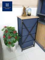 MA33 petite armoire de rangement pliable en tissu pour bijoux cosmétiques, OEM, prix d'usine personnalisé, stockage et organisation à domicile