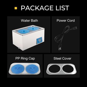 Riscaldatore Digitale Termostatico per Bagno d'Acqua 600W 7L per Uso Laboratorio Chimico Biologico con 2 Aperture Selezionabili - Product Image 2