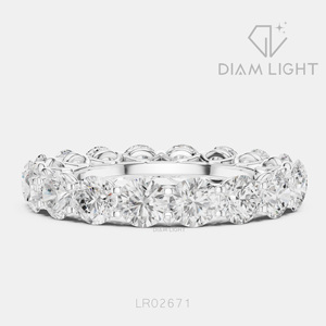 3.78CT Round Cut Fine Jewelry IGI Certified 14K White Gold Wedding <b>Ring</b> Lab Grown Diamond Engagement Wedding Anniversary Gift - Product Image 1