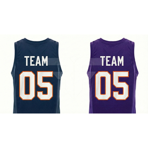 Camiseta Deportiva Juvenil Reversible de Doble Capa de Malla, Ajuste Juvenil, Manga Corta, Transpirable, Colores Personalizados para Equipos - Product Image 3
