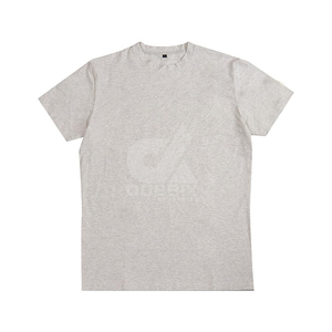 Conjunto de Verano para Hombre Tallas Grandes, Camiseta y Pantalones Cortos de Algodón Grueso (280GSM), Color Sólido, Logotipo Personalizado, Estilo Casual de 2 Piezas - Product Image 2