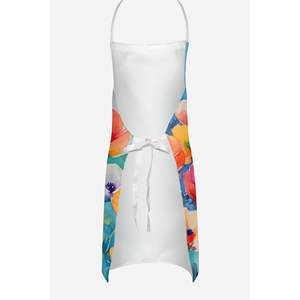 Unisex Large Multicolor Watercolor Anemones <b>Apron</b> <b>for</b> Adults <b>for</b> <b>Cooking</b> Baking Gardening Crafts-Kitchen Server - Product Image 4