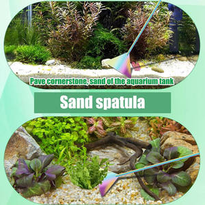 Pinzas y tijeras para peces, juego completo de herramientas modernas para acuarios plantados, embudo de acero inoxidable para plantas acuáticas, bolsa gris - Product Image 4