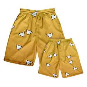 Shorts de sport surdimensionnés personnalisés en maille pour hommes, style streetwear, été, polyester, impression par sublimation, style basketball - Product Image 2