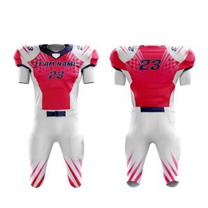 Uniformes de football américain imprimés sur mesure, grande taille, antibactériens, de haute qualité, avec logo personnalisé, vente en gros - Product Image 6