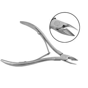 Coupe-cuticules et coupe-ongles professionnels en acier inoxydable avec lame incurvée et ouverture large pour la manucure des doigts et des orteils - Product Image 6