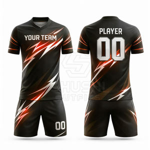 Uniforme de Fútbol para Hombre de Alta Calidad, Talla Grande, Resistente, 100% Poliéster, Transpirable, de Secado Rápido, Ligero, Servicio OEM - Product Image 1