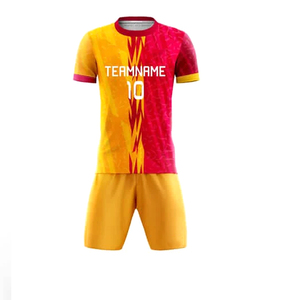 Conjunto de Uniforme de Fútbol Personalizado de Alta Calidad de Secado Rápido para Adultos Unisex con Impresión de Logotipo y Nombre del Equipo, Resistente al Viento y Transpirable - Product Image 2