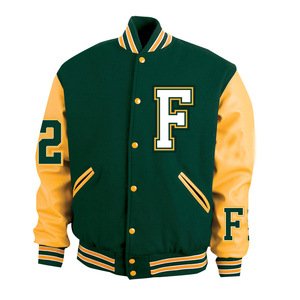 Custom Letterman <b>Men's</b> Varsity <b>Jacket</b> Button Closure Wool body Leather Sleeve Streetwear Unisex Casual Autumn Wear <b>Men's</b> <b>Jackets</b> - Product Image 6
