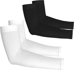 Mangas de compresión deportivas con protección UV, tela elástica duradera, adecuadas para baloncesto, fútbol y entrenamiento en el gimnasio. - Product Image 1