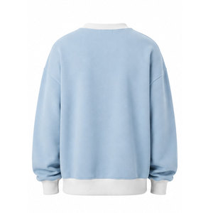 เสื้อสเวตเชิ้ตหนานุ่มสำหรับผู้ชาย ผ้าฝ้ายฟลีซหนา ใส่สบาย อบอุ่น คอกลม สไตล์ลำลอง สำหรับใส่ในชีวิตประจำวันในฤดูหนาว - Product Image 5