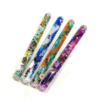 Varita Espiral de 16 cm con Líquido Brillante, Juguete Sensorial para Acrílico y Arena de Colores