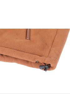 Veste en molleton unie pour homme, col zippé, style décontracté, pour l'automne, sans capuche, en tissu tricoté - Product Image 3