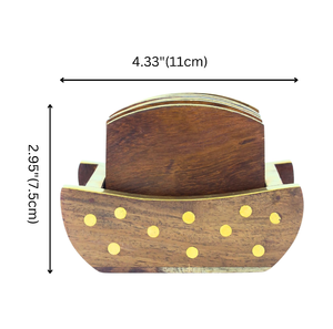 Premium Quality Wood Coaster Reusable Table Accessories Factory Wholesale Custom Acacia Wood Coaster - Product Image 4