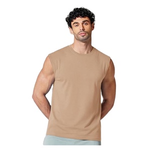 Camiseta de tirantes de malla personalizada para hombre al por mayor, de alta calidad, sin mangas, de secado rápido, transpirable, 200g, lisa, para gimnasio, baloncesto y entrenamiento. - Product Image 1