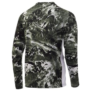 <b>Men's</b> Long Sleeve Hunting <b>Shirt</b> Sublimation Print Moisture-Wicking Polyester Summer Outdoor Wear - Product Image 2