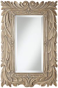 Luxury Handcrafted Solid Wood <b>Wall</b> <b>Mirror</b> Frame Ornate Royal Victorian Floral Scroll Carving Brown - Product Image 3