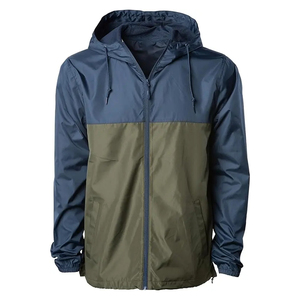 Nouvelles vestes coupe-vent tendance pour hommes, personnalisables avec logo, en toile, à fermeture éclair frontale, de haute qualité, imperméables et résistantes au vent, très vendues - Product Image 5