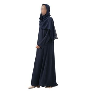 Farasha Butterfly Cut Abaya Loose Fit Women <b>Kaftan</b> Breathable Linen Style <b>Summer</b> Modest Dress Women's Abaya - Product Image 3