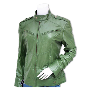 High Quality Women Leather Motorcycle Biker <b>Jacket</b> Premium Fashion Outerwear Contemporary Slim Fit Design Custom Logo - Product Image 1