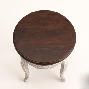 Mesa de Noche Floral con Incrustaciones de Hueso al por Mayor, Gabinete de Mesita de Noche Floral para Muebles de Sala de Estar en India - Product Image 2