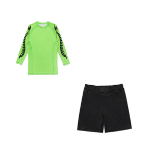 MMA No Gi <b>Grappling</b> Martial Arts Training Compression Fit and Durability Rash Guard & <b>Shorts</b> Sets - Product Image 1