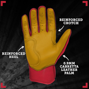 Guantes de Béisbol con Logotipo Personalizado, Guantes Deportivos Profesionales con Palma de Cuero Antideslizante para Entrenamiento de Béisbol - Product Image 3