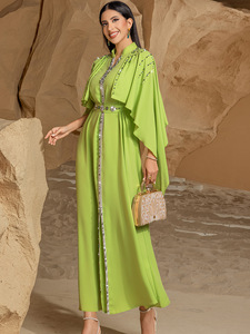 Elegant Evening <b>Dress</b> 2026 Fashion Modest <b>Eid</b> <b>Dress</b> Luxury Abaya <b>Long</b> Sleeve with Cloak Evening <b>Dress</b> <b>for</b> Women in Party - Product Image 3