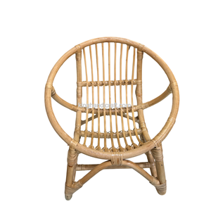 Chaise pour enfants en rotin faite à la main de style bohème pour fête d'anniversaire d'enfants, mobilier d'événement en osier naturel en gros - Product Image 2