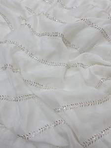 Tissu en dentelle à sequins brodés de perles pour Abaya, Kaftan, vêtements de mode, textile personnalisé, exportateur en gros - Product Image 1